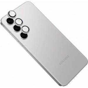 FIXED капак за обектива на камерата от закалено стъкло за Samsung Galaxy A55 5G, сребриста рамка, 100 бр. прозрачен FIXGC2-1263-SL (FIXGC2-1263-SL)