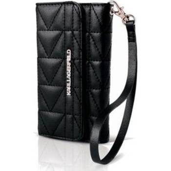 Pouzdro Karl Lagerfeld Kuilted Clutch peněženka Apple iPhone 6 / 6s černé
