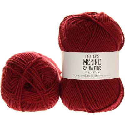 Drops Merino Extra Fine 48 bordó