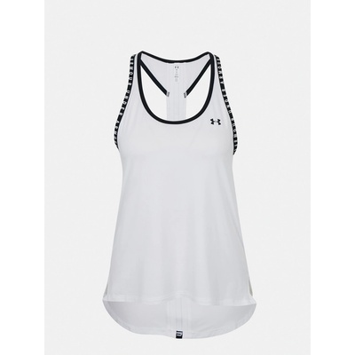 Under Armour TECH KNOCKOUT TANK , bílá, – Zboží Dáma
