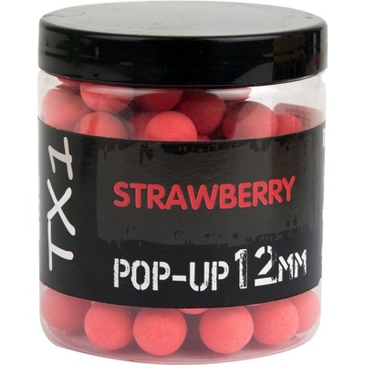 SHIMANO Plovoucí Boilies Bait TX1 Pop-up Strawberry Fluoro Red 50 g 12 mm