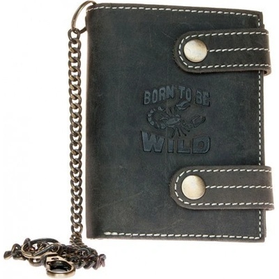 Born to be wild se škorpionem se dvěma upínkami řetízkem a karabinkou FLW