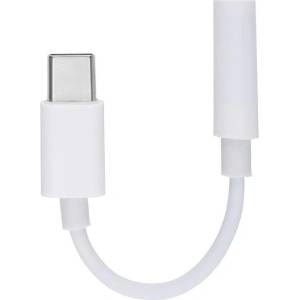 Grundig Аудио адаптер Grundig - 15246, USB-C/3.5 mm, бял (15246)