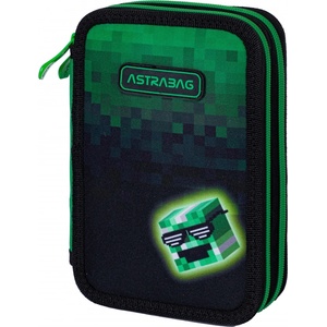 Astra Ученически несесер с пособия Astra - Пиксел герой, с 2 ципа (AS503024056)