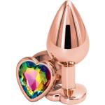 Sexy Elephant® Анальная пробка с бриллиантом Rose Gold Heart, маленький