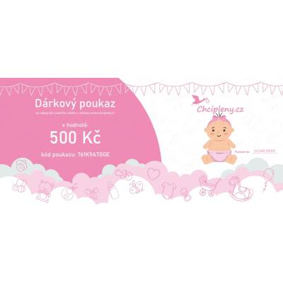 Dárkový poukaz v hodnotě 500 Kč Druh: Holka