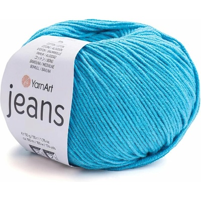 Yarn Art příze YarnArt Jeans 55 tyrkysová