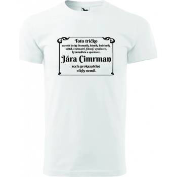 Lovero pánské tričko Járy Cimrmana Bílá
