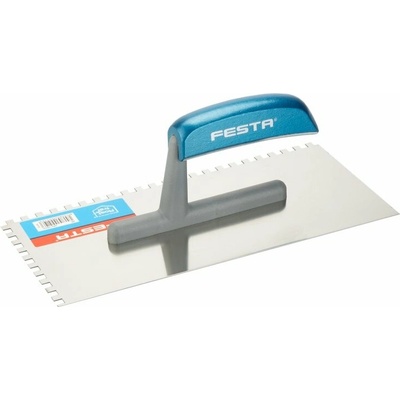 Hladítko zubové 280x130mm zub E6 nerez/dřevo FESTA