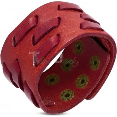 Talitha Червена кожена гривна