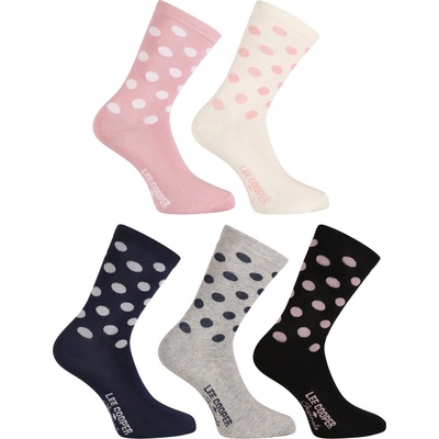 Lee Cooper 5PACK ponožky vysoké PO38800 vícebarevné