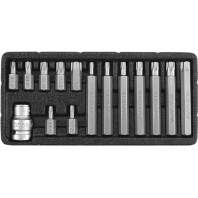Yato Sada bitov 15 ks TORX s otvorom box (YT-0417)