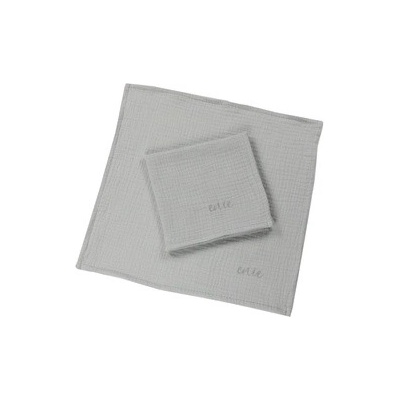 enie baby Mušelínové 30x30cm světle šedé 2ks
