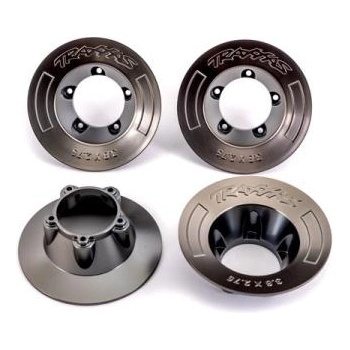 Traxxas капак на диск полу-матово черно хромиран (4) (за #9572)