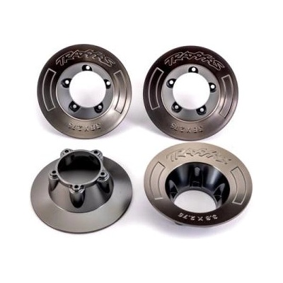 Traxxas капак на диск полу-матово черно хромиран (4) (за #9572)