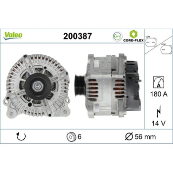 Alternátor VALEO 200387