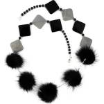 Dannyra Стилна огърлица с перли и ахат Dannyra Jewels