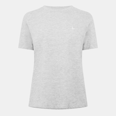 Jack Wills Тениска Jack Wills Endmoor Boyfriend T-Shirt - Grey Marl