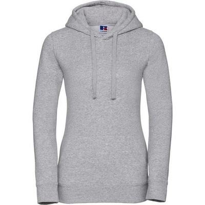 Russell Authentic Hooded Sweatshirt Light Oxford