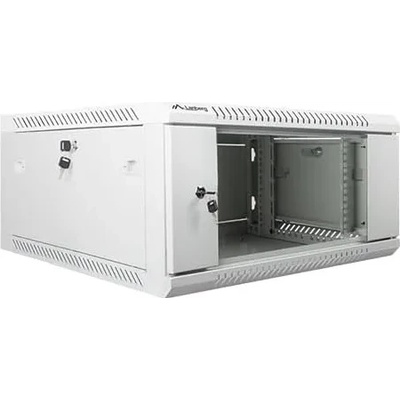 Lanberg Комуникационен шкаф за стена Lanberg 19 4U (600x600), Сив | WF01-6604-10S (WF01-6604-10S)