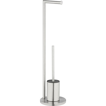 WENKO Държач за тоалетна хартия с четка от неръждаема стомана Ferla - Wenko (25676100)