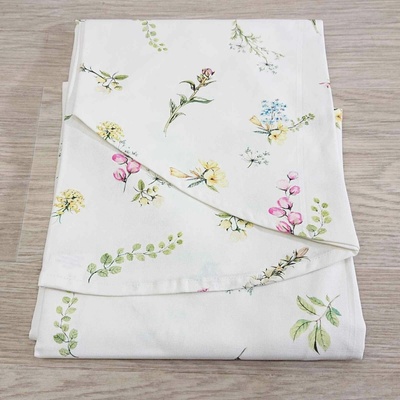 Clayre & Eef Kulatý ubrus Happy Florals 170 cm 170 cm