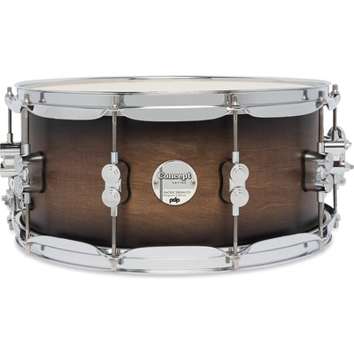 PDP 14" x 6,5" Concept Maple Satin Charcoal Burst Lacquer