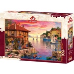 Art Puzzle Пъзел Art Puzzle от 1500 части - Средиземноморско пристанище (5374)