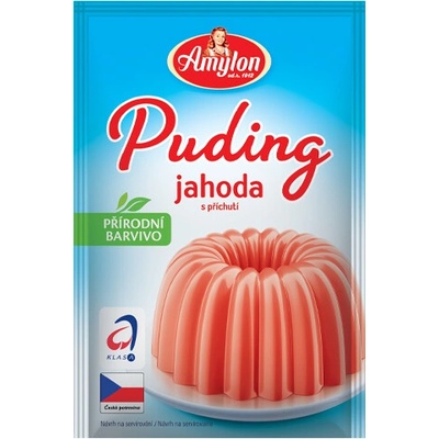 Amylon Puding Jahodový 37 g