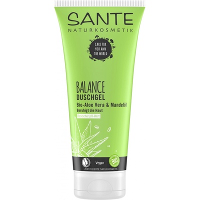 Sante sprchový gél Balance BIO aloe vera & mandľový olej 200 ml