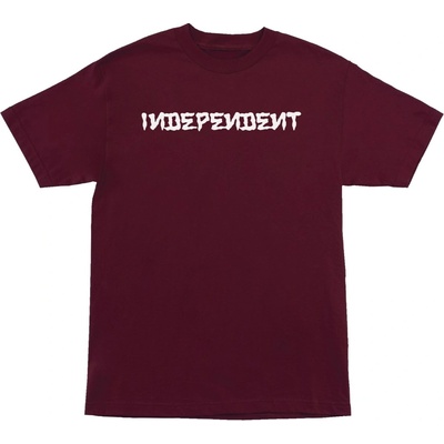 Independent tričko Dressen Bar S/S Heavyweight Maroon 159906