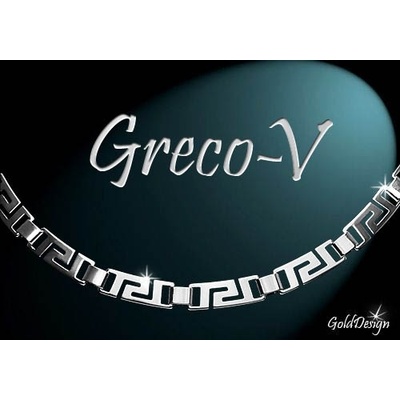 Gold Design Greco V řetízek rhodium (GD252)