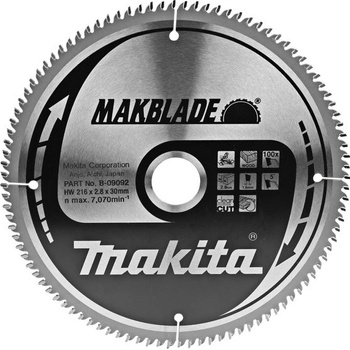Makita B-09092 pílový kotúč na drevo 100-zubový s ø216x30mm