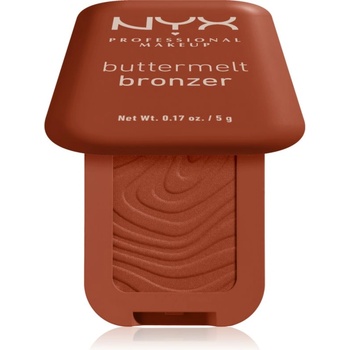 NYX Professional Makeup Buttermelt Bronzer бронзант цвят 7.5 Butta Match 5 гр