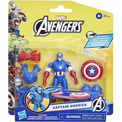 Hasbro Екшън фигура Hasbro - Captain America, 10 cm (F9327_F9341)