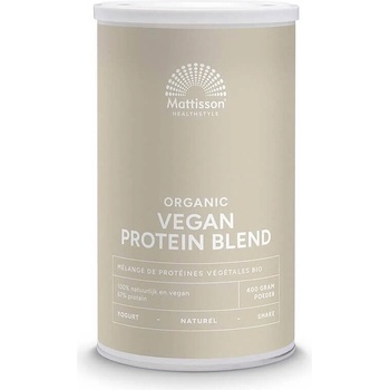 Mattisson Healthstyle Протеин от грах, ориз, коноп, бадем, тиква, саша инчи и слънчоглед БИО 400 g прах | Mattisson Healthstyle (MT2870)
