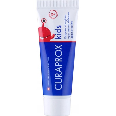 Curaprox kids dětská od 2 let jahoda 950 ppm F 10 ml