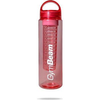 GymBeam Спортна бутилка с инфузер All-Pink 700 ml
