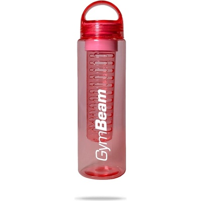 GymBeam Спортна бутилка с инфузер All-Pink 700 ml