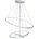 Mitea Lighting M10902-3 - LED полилей, 50W, LED SMD 3CCT, 600 мм, бял, 3 кръга (M10902-3)