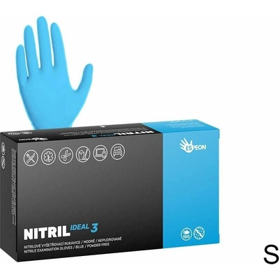 Espeon Nitril Ideal Blue nitrilové nepudrované 100 ks – Sleviste.cz