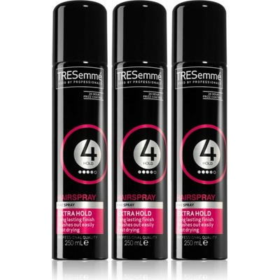 TRESemmé Extra Hold TRESemmé Extra Hold lak na vlasy so silnou fixáciou 3x250.00 ml kozmetická sada