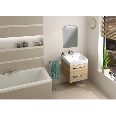 Sapho ISHAPE 60x80cm, obdĺžnik, zaoblené rohy, bez uchytenia AG468