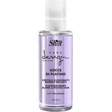 Shot Design Care Simply Blond Gocce di Platino - rozjasňujúce platinové kvapky s makadamiovým olejom, 100 ml