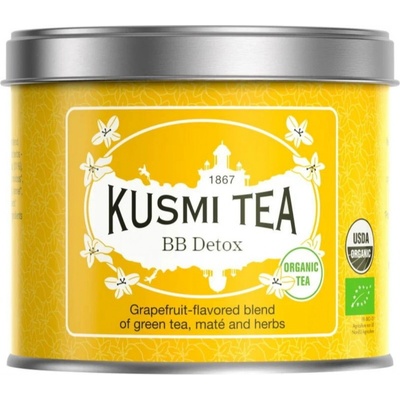 Kusmi Tea Sypaný zelený čaj BB Detox Bio kovová dóza 100 g