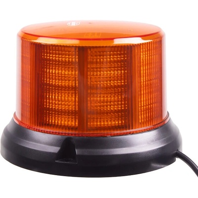 LED maják, 12-24V, 96x0,5W, oranžový, magnet, ECE R65 R10 , WL323M
