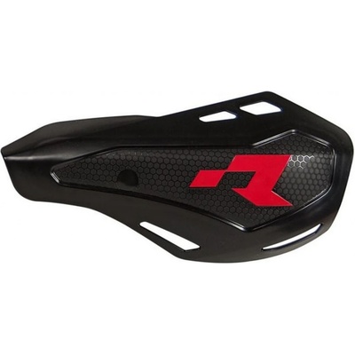 RACETECH (RTECH) chrániče řídítek HP1 barva černá (se 2 typy držáků na řídítka a páčky)