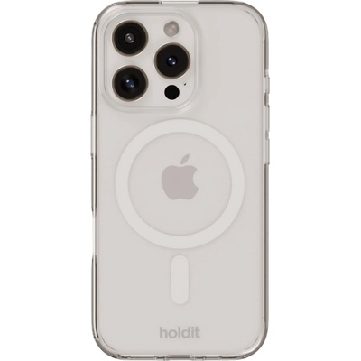 Holdit Калъф Holdit - MagSafe Case, iPhone 16 Pro, бял/прозрачен (7330985165726)