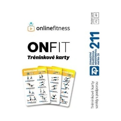 ONFIT Tréninkové karty 40 karet