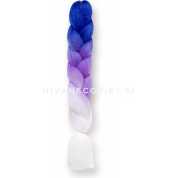 Kanekalon Jumbo Braid C43 Blue/Purple/White